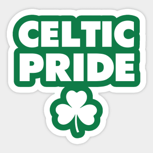 Celtic Pride Shamrock Sticker